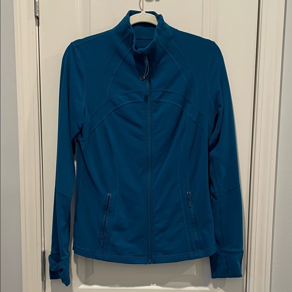 Lululemon blue define nulu jacket size 10